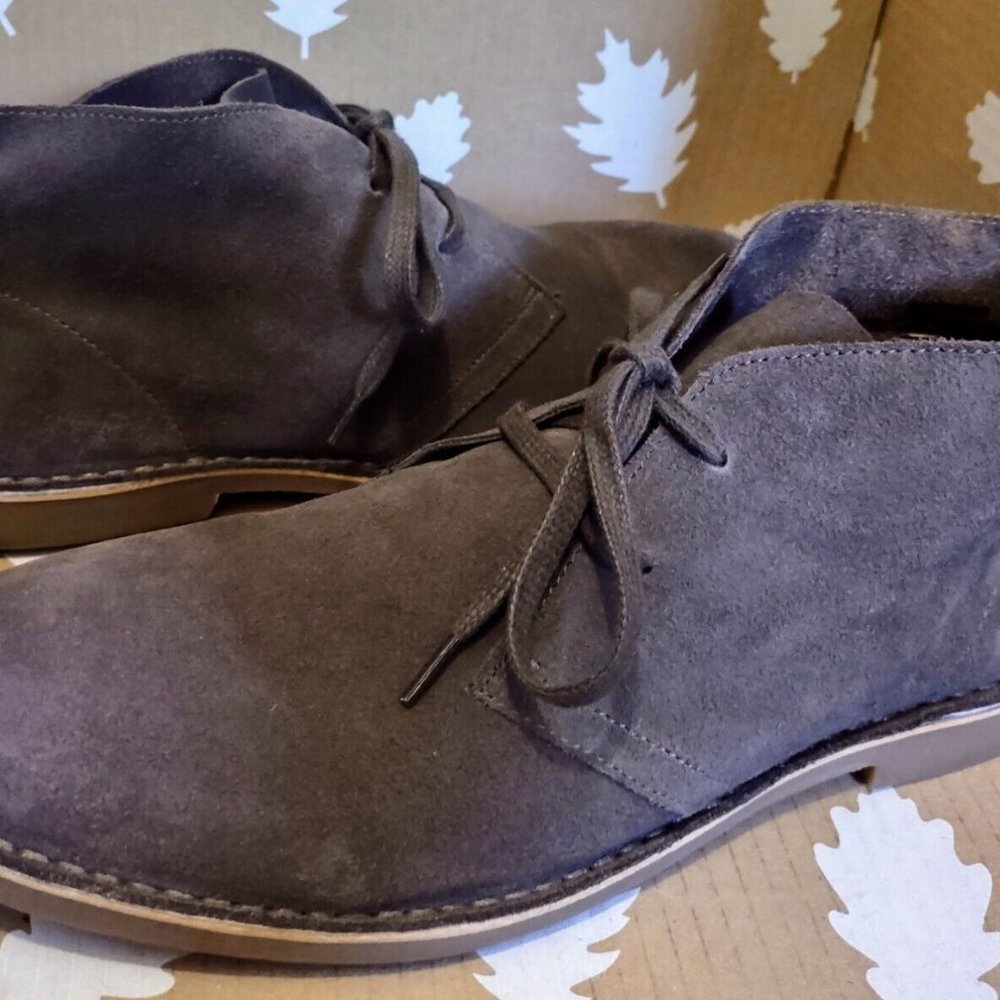 Supply Lab "Blake" Soft Suede Chukka Boots Brown Size 11 D men's EUC